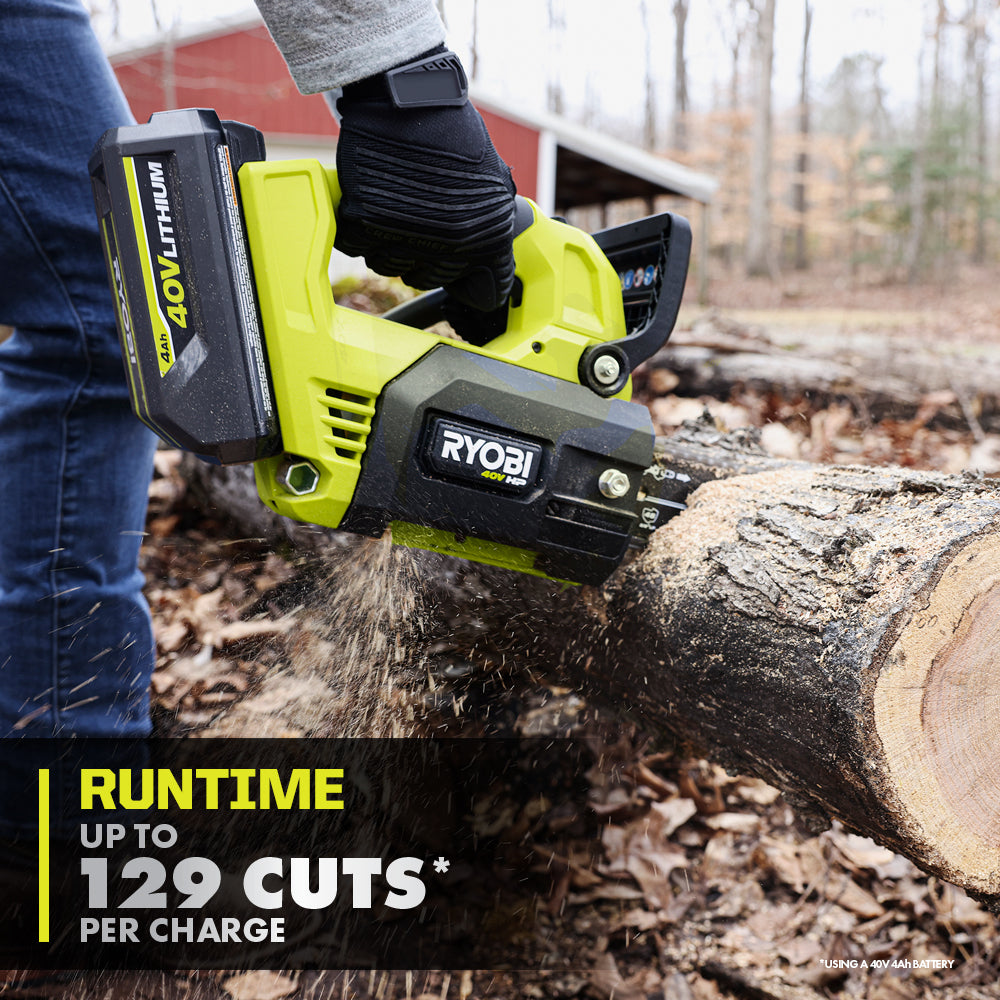 40V HP BRUSHLESS 12" TOP HANDLE CHAINSAW KIT Image 8