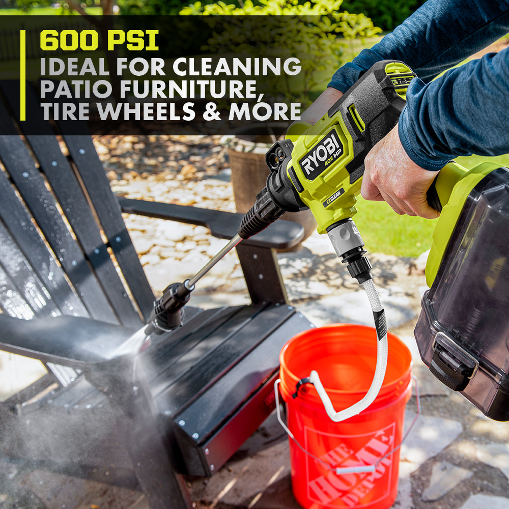 40V HP BRUSHLESS 600 PSI POWER CLEANER Image 2