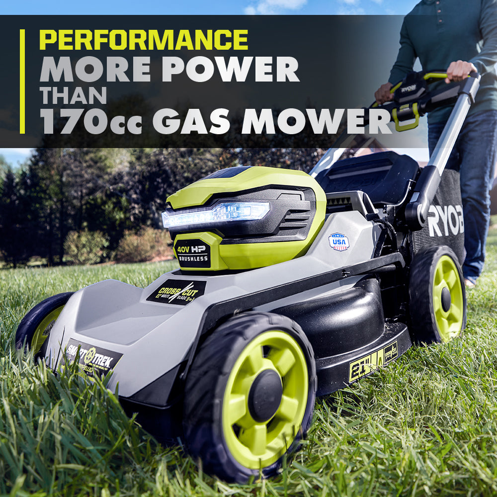 40V HP BRUSHLESS 21" SELF-PROPELLED MULTI-BLADE MOWER KIT Image 5