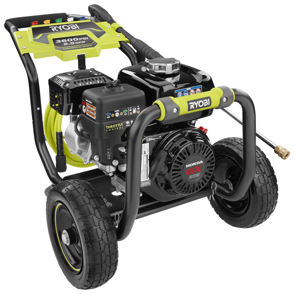 3600 PSI Honda GX200 Gas Pressure Washer Image 2