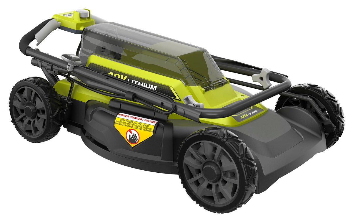 40V 18" Mulching & Side Discharge Mower Image 6