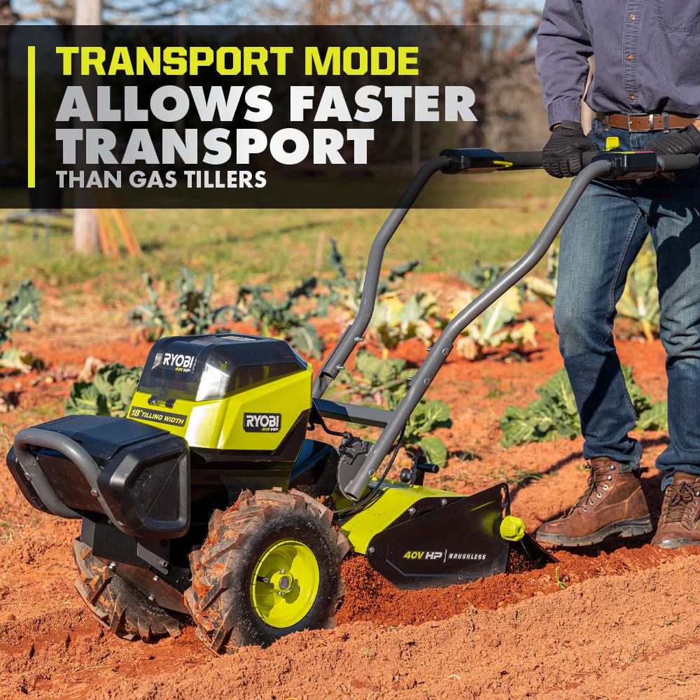 40V HP BRUSHLESS 18" REAR TINE TILLER Image 10