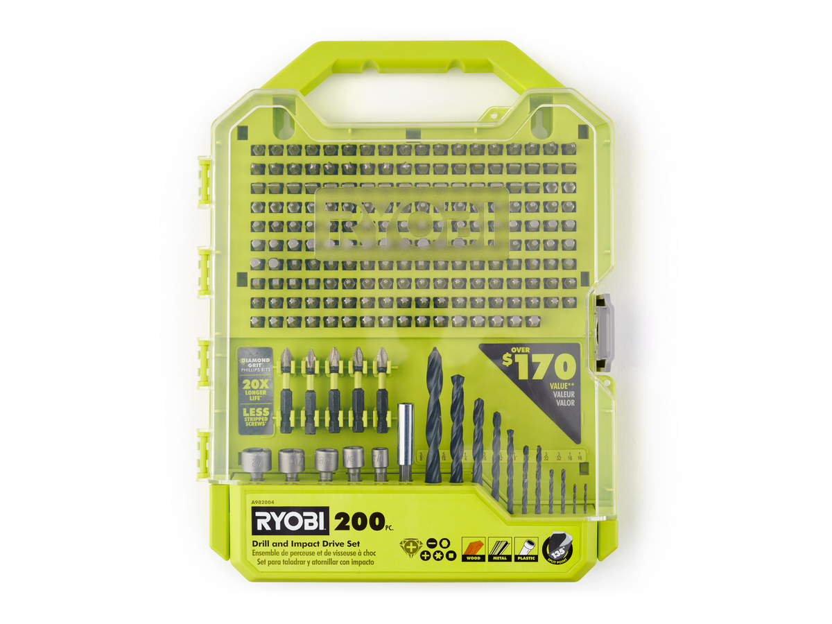 200 PC. Drill and Impact Drive Set Image 6
