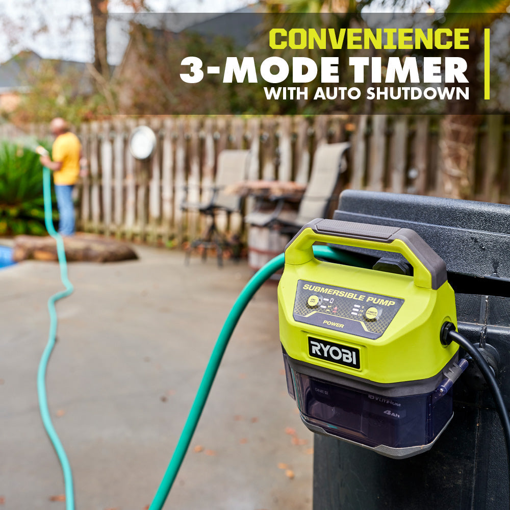 18V ONE+ 20 GPM SUBMERSIBLE WATER TRANSFER PUMP Image 3