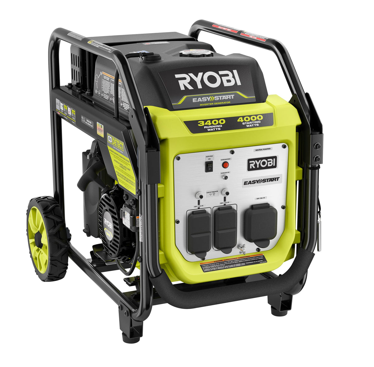 4000-Watt Inverter Generator with CO DETECT image