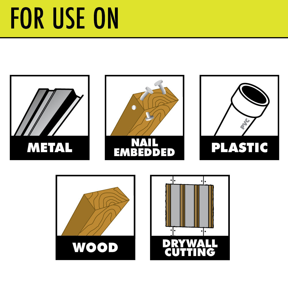 3 PC. Wood/Metal Plunge Blade Set Image 2