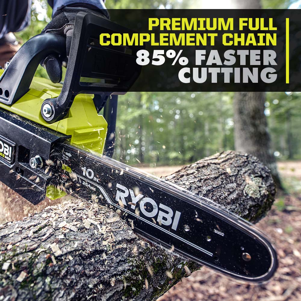 18V ONE+ HP Brushless 10" Chainsaw with 4Ah Battery and Charger Image 3