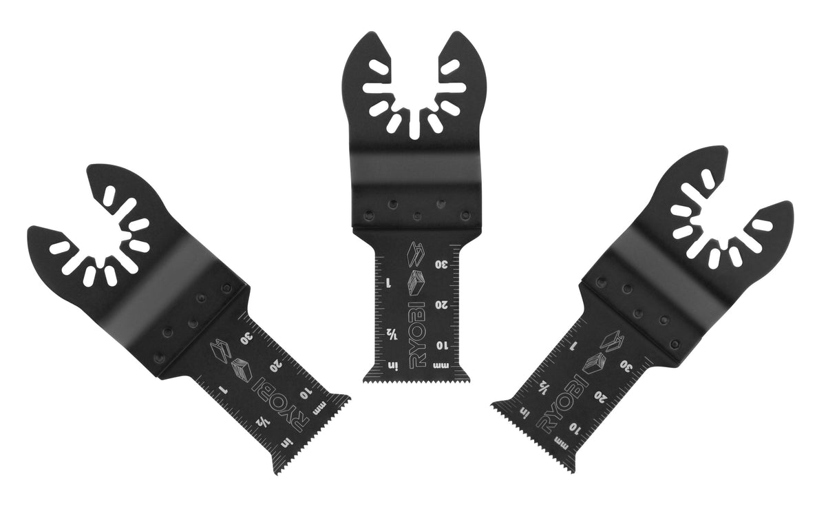 3 PC. Wood/Metal Plunge Blade Set image