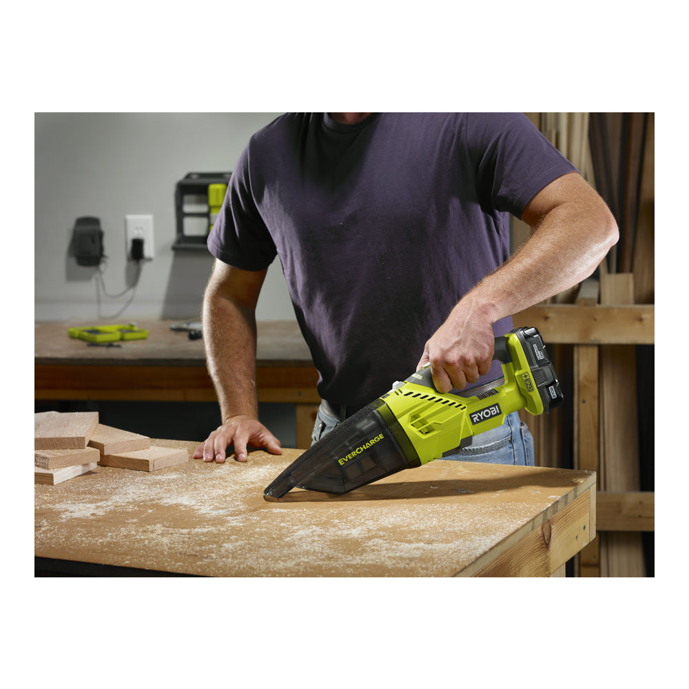 18V ONE+ EVERCHARGE Hand Vacuum Kit Image 4