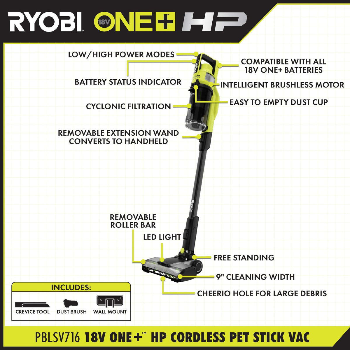 18V ONE+ HP STICK VACUUM KIT Image 2