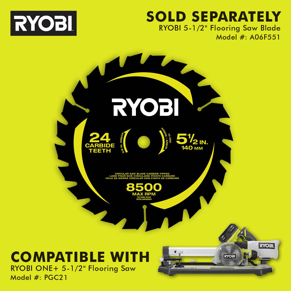 18V ONE+ 5-1/2" Flooring Saw Image 10