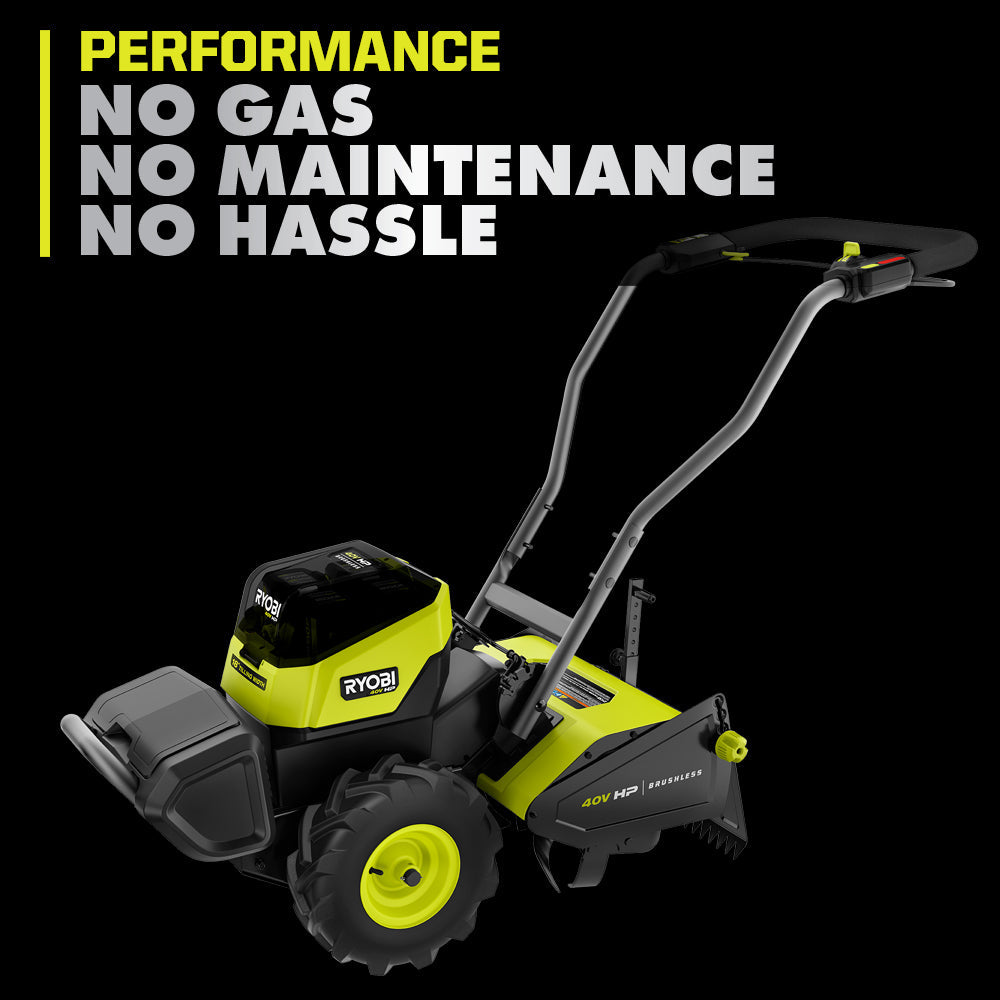 40V HP BRUSHLESS 18" REAR TINE TILLER Image 7