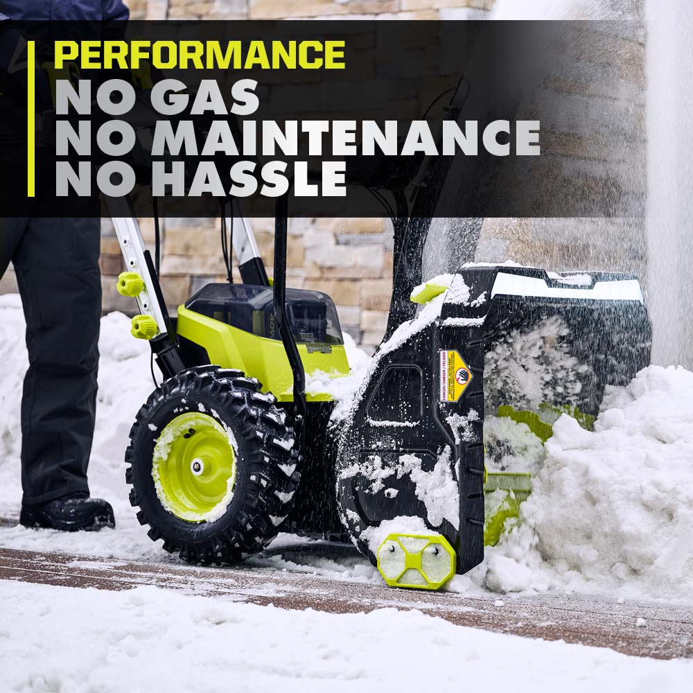 40V HP Brushless Whisper Series 24” Two-Stage Snow Blower Kit Image 6