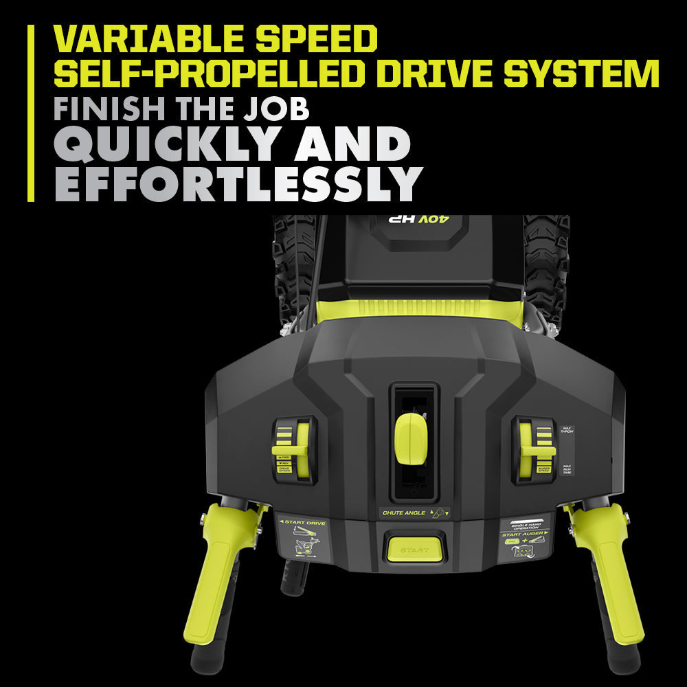 40V HP BRUSHLESS WHISPER SERIES 22" TWO-STAGE SNOW BLOWER KIT Image 7