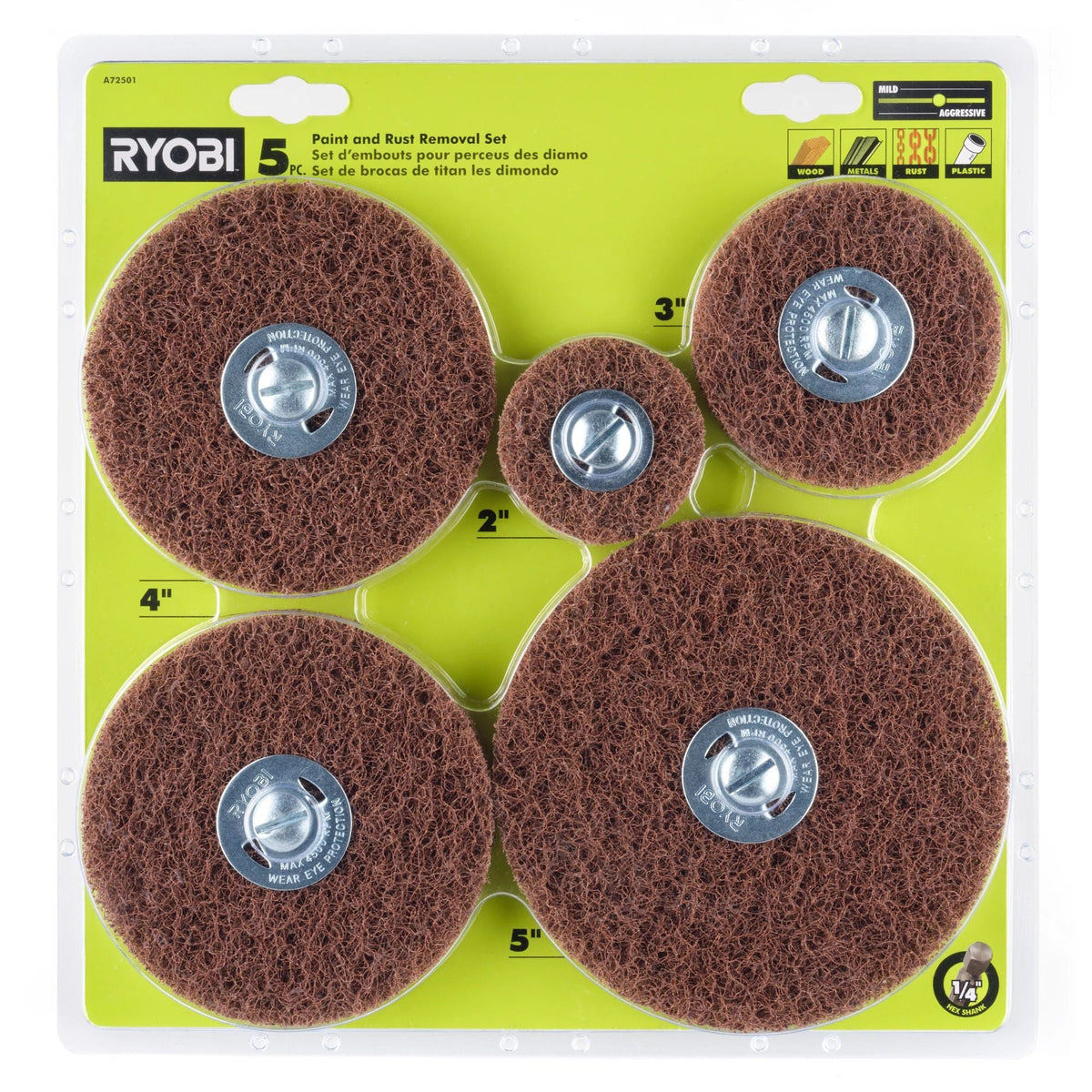 5 PC. Paint and Rust Removal Set Image 4