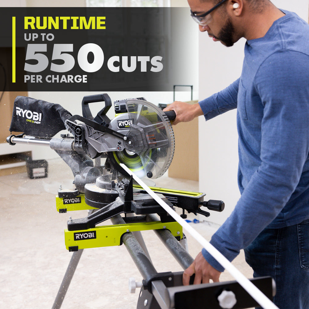 18V ONE+ HP BRUSHLESS 10" SLIDING COMPOUND MITER SAW KIT Image 6