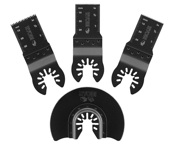 4 PC. WOOD OSCILLATING MULTI-TOOL BLADE SET Image 2