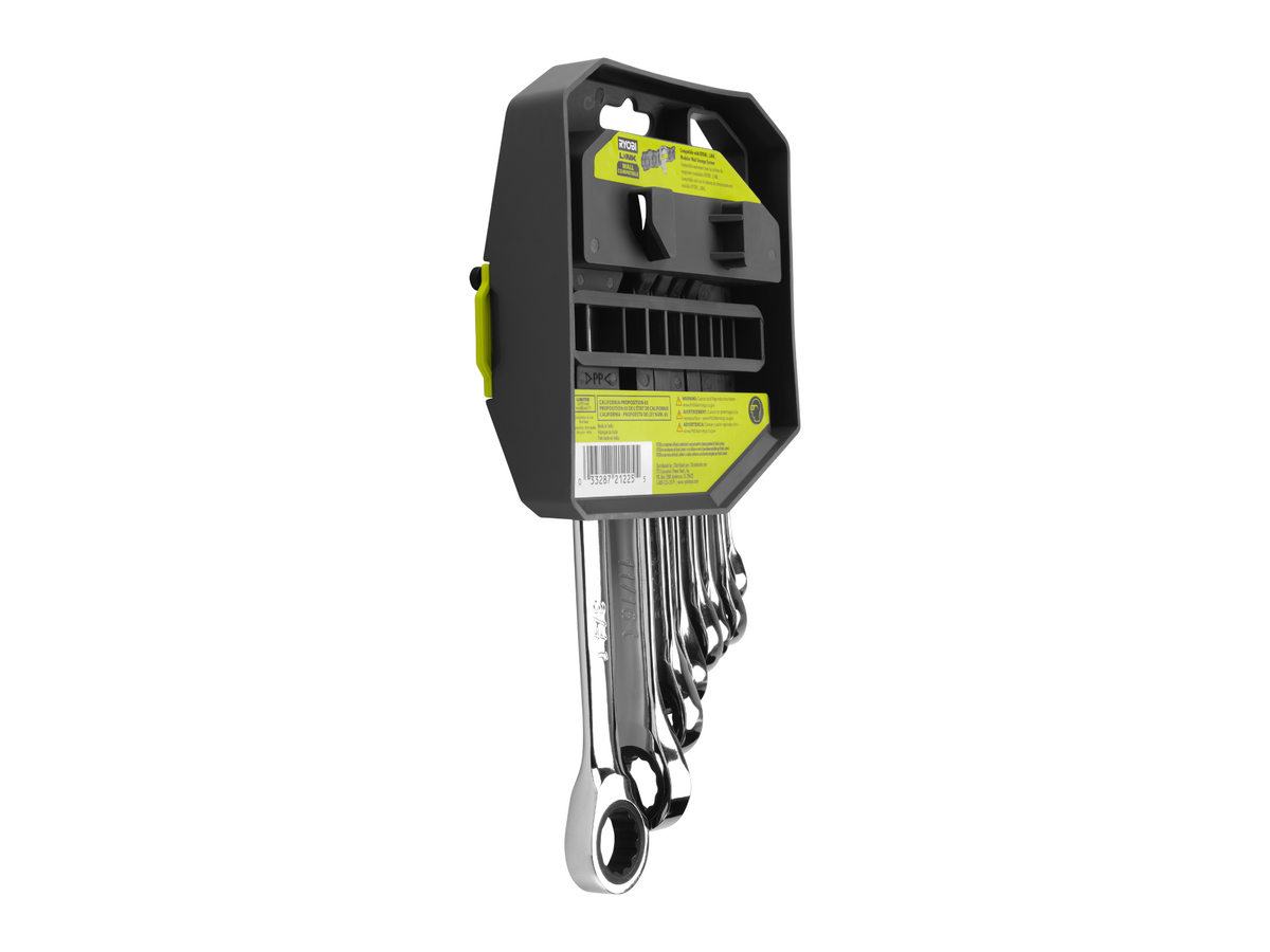 8 PC. SAE Ratcheting Combination Wrench Set  Image 3